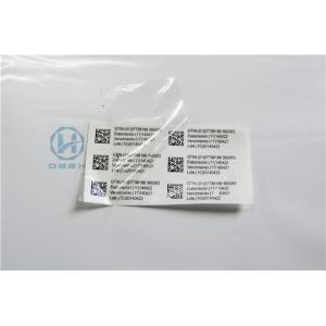 Die Cut Transparent Self Adhesive Stickers Labels For Plastic Carton