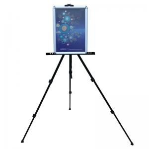 China Light Weight Tripod Graphic Banner Stand Aluminum Poster Easel Art Easel supplier