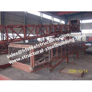 China SGS Industrial Steel Buildings For Towers Chutes Conveyor Frame / Material Handling Equipment supplier