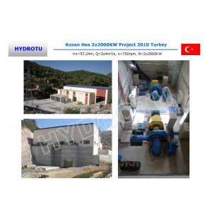 Reaction Type Francis Hydro Turbine/Francis Water Turbine With Inlet Valve,PLC Governor, Generator For Hydropower Projec