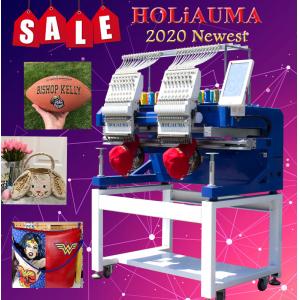 Fifteen colors two head with 400*500mm multi function for portable embroidery machine price