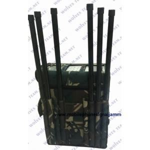 All In One Mobile Signal 5G Sigmal Jammer Device Blocking GPS WiFi RF Signal With Backpack type