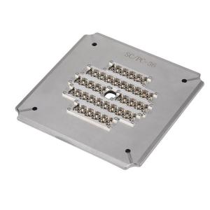 High Density Fiber Optic Polishing Jig , 36 Ports SC APC Connector Polishing Holder