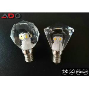 China 450lm Dimming Led Candle Lights , 4.3w 2700k Light Bulb Crystal E12 Base supplier