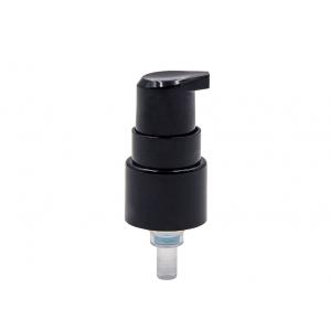 China Black Plastic Treatment Pump Cosmetic  Lotions Cream Pump Dispenser supplier