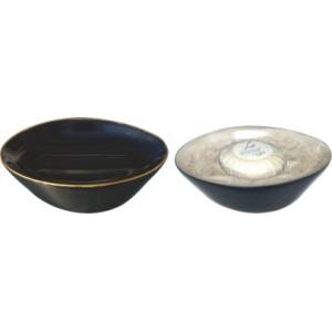 China Luxury Decoration Resin Modern Bathroom Soap Holder Oval Shape supplier