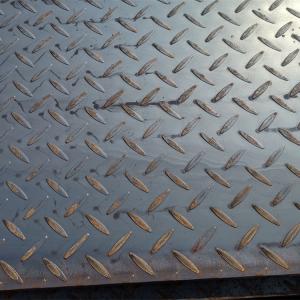 China Tear Drop Pattern Mild Steel Checkered Plate A36 Carbon MS supplier