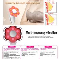 China LED Theray Ionic Handheld Vibrating Massager For Elastic Breast on sale