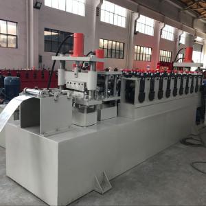 China C Channel Cable Tray Roll Forming Machine , Cable Trunking Cover Metal Roll Forming Machines supplier