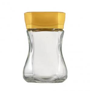 Storage Empty 6oz Food Jam Glass Honey Jar 180ml Packaging With Plastic Lid