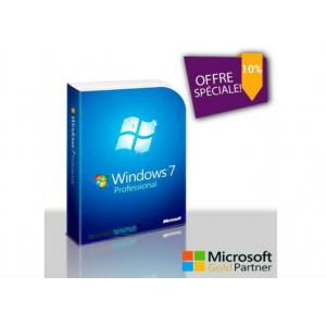China Russian / English Microsoft Windows 7 Pro Retail Box Full Version 32 Bit 64 Bit supplier