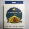 China Lámpara solar plegable de silicona IP65, luz LED solar plegable para acampada, recargable por USB wholesale