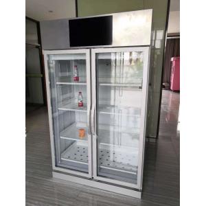 China Weight Sense Automatic Vending Machine Double Door 4 Shelves,vending machine for community, fresh food vending, Micron supplier