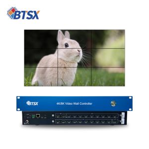 China 8x9 Seamless Video Wall Controller with 3.5mm Audio Extraction and 9-Channels Output Multi-Screen Processor wholesale
