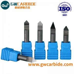 PCD Engraving / Carving Tool Cnc End Mill For Stone And Marble Solid Carbide Materials