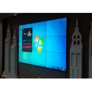 55 Inch 3x3 Video Wall LCD Monitors , Large LCD Display With 3.5mm Narrow Bezel