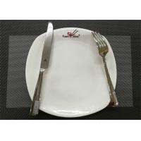 China Square Dish Plate With Customized-Logo Porcelain Dinnerware Sets Dia. 23cm on sale