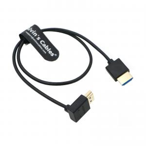 China 8K HDMI 2.1 Cable High Speed Thin Straight HDMI To Up Angle HDMI For Atomos Ninja V Monitor/Z CAM E2/Sony FS5/FS7 supplier