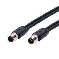 China 5 Pin Waterproof Connector Male To Male Molding Straight Connector With Cable on sale