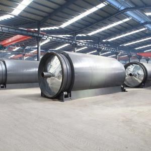 China Transforming Waste into Oil Fuel Energy Batch Rotating Pyrolysis Machinery for Recycling supplier