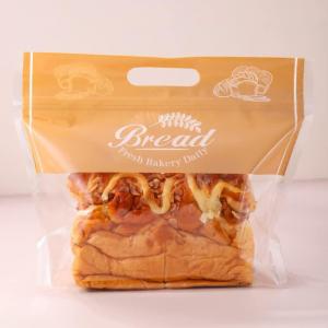 Fresh Zippered Plastic Bread Bag For Homemade Bread Loaf Reusable Food Storage Bag