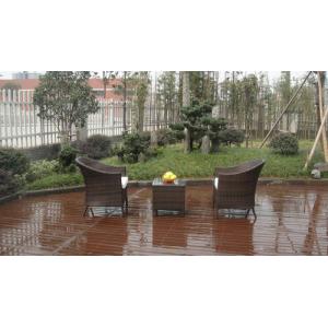 Outdoor Rattan Sofa Coffee Set , Hand-Woven Garden Sofa Chair Set