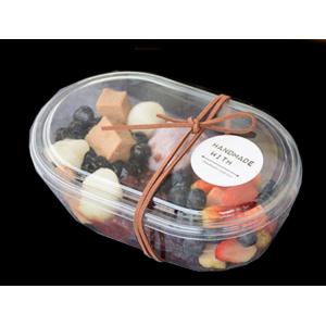 500ml thickened bowl box full fruit scoop salad clear soy milk full web celebrity ice cream container