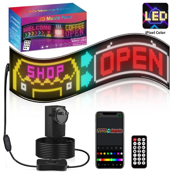 High Brightness 3500 Nits LED Flexible Screen with IP65 Rating and 16*144 Pixel Size