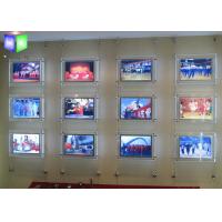 China Photo Frame Crystal LED Light Box Estate Agent Window Display Units Illuminated on sale