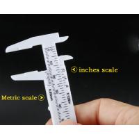 China 0-80mm Plastic Vernier Caliper Eyebrow Measuring Tool Slide Scale Eyebrow Shape Ruler For Permanent Makeup on sale