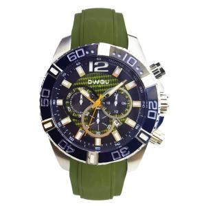 China Military Men Leather Wrist Watch Date Chronograph Water Proof supplier