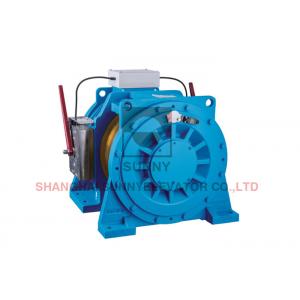 Permanent Magnet Synchronous Gearless Elevator Traction Machine 630kg Rated