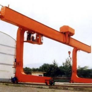 China L Type 30 Ton Rail Mounted Gantry Crane Single Beam For Workshop supplier