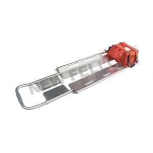 Hospital Aluminum Alloy Scoop Ambulance Trolley Stretchers With Head Immobilize