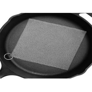 China Ring Mesh Chainmail Cast Iron Scrubber For Brushing Pot wholesale