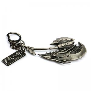 ODM Stamping Aluminium Personalised Metal Key Ring Lobster Claw Keychain Pendant Keyring