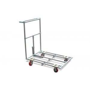 China Aluminium Profile Industrial Tote Cart Multilayer Hand Push Trolley supplier