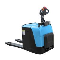 China Standing Walk Behind Pallet Lift , Hydraulic Lift Pallet Jack 3500kg Capacity on sale