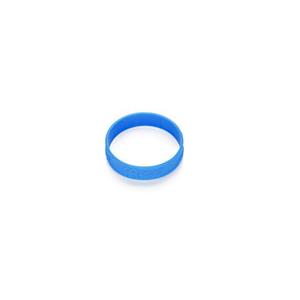 canton factory offer 202*12*2mm blue embossed silicone bracelets custom