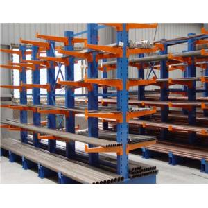 China Muliti Lever Metal Cantilever Storage Rack For Lumber /  Plywood / PVC Storing supplier
