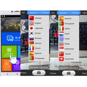 Touch Screen Talking Language Translator , Portable Language Translator For Android