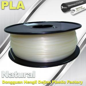 China Smooth PLA Transparent Filament 1.75mm /  3.0mm 3D Printing Filament supplier