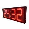 China Outdoor 1600mm *600mm * 100mm Large Digital Clock 15 Months Warranty wholesale