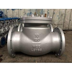 China Flanged 300 Lbs RF STL 13Cr Trim BB check valve swing type Dia 3 Mat ASTM A 216 Grade WCB supplier