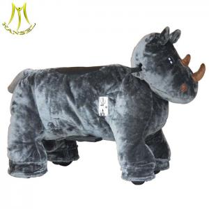 China Hansel ride on animal toy ride and plush motorized animals for mall with child horse toy model for sale supplier