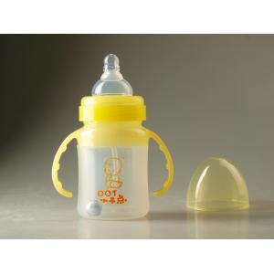 China Safe organic silicone feeding baby bottle supplier