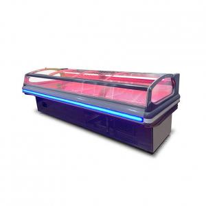 Top-Notch Meat Fish Cooked Food Display Freezer For Supermarket / Retailers