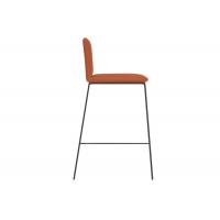 China Modern Home Bar Stool Chair PU Leather Bar Stools 65cm Black Leg Counter Stools on sale