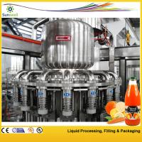 China 2000BPH - 20000BPH Juice Filling Machine , Automatic Tropical Fruit Production Line on sale