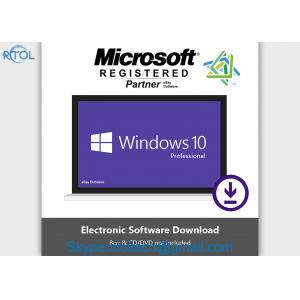 FQC - 08929 English Windows 10 Pro OEM 32 / 64 Bit DVD Media & Key Sticker Software